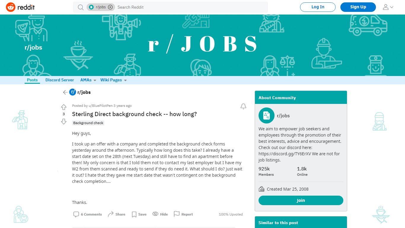 Sterling Direct background check -- how long? : jobs - reddit