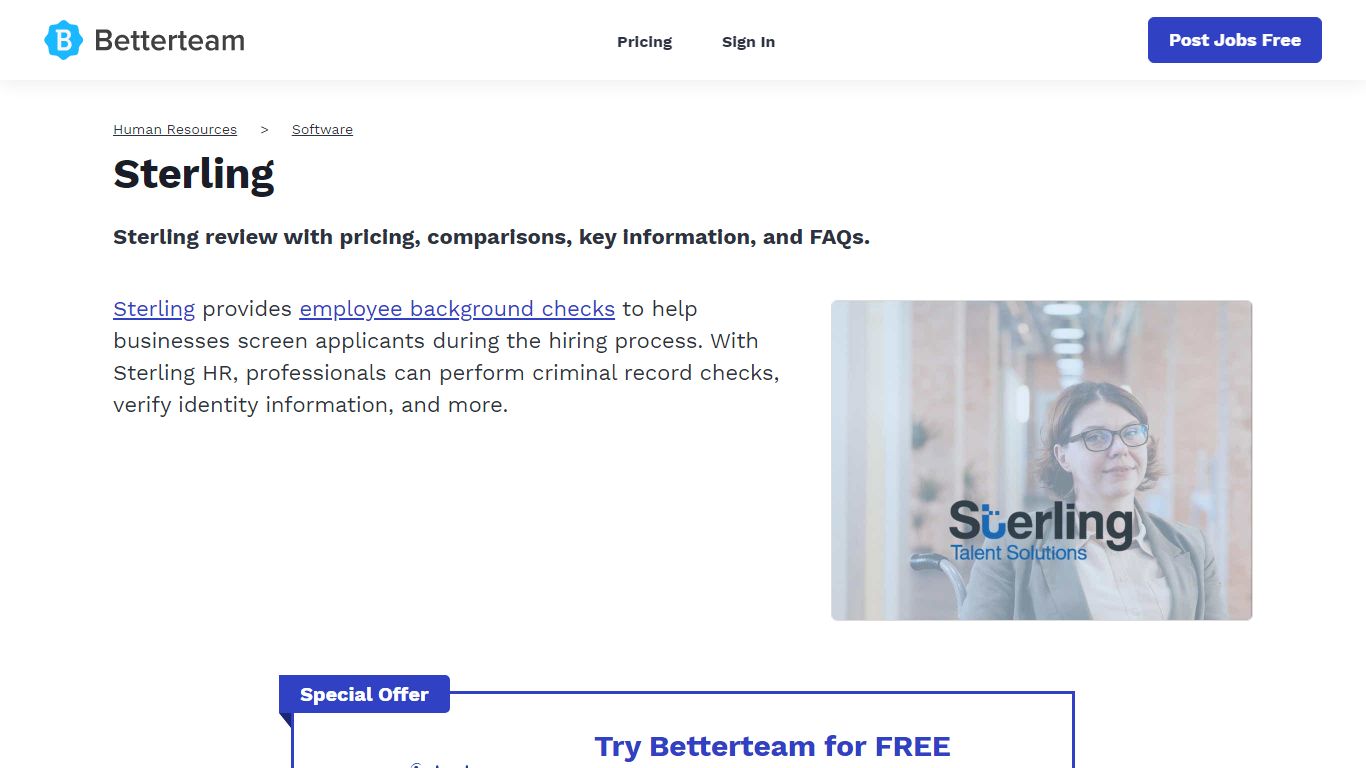Sterling - Betterteam